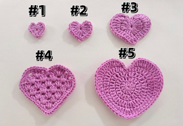 crochet heart pattern